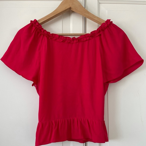 Aritzia Wilfred red wrap blouse, size small - Picture 2 of 2